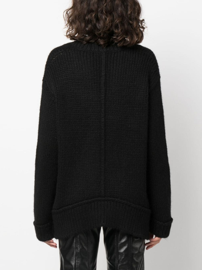 Shop Tom Ford V-neck Pullover Jumper In Black