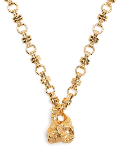Shop Alighieri The Rock Immortal Necklace In Gold