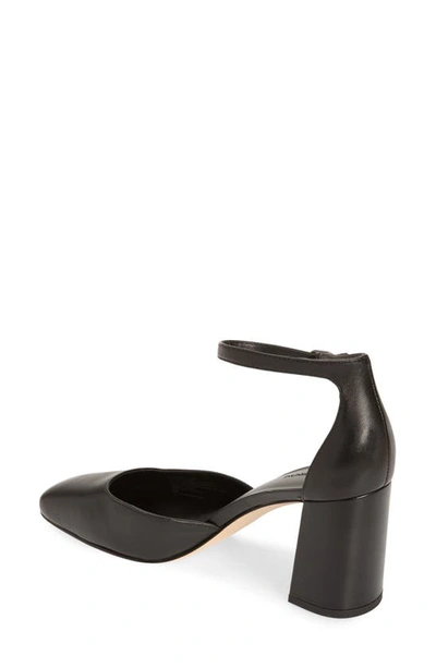 Shop Nordstrom Katrina Ankle Strap Block Heel Pump In Black