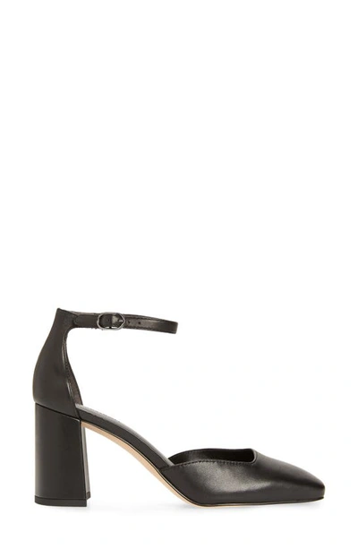 Shop Nordstrom Katrina Ankle Strap Block Heel Pump In Black