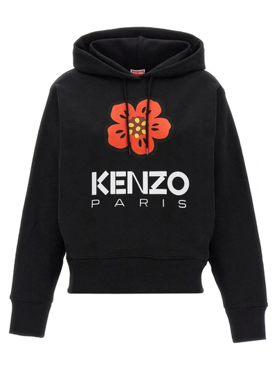 Shop Kenzo ' Paris' Hoodie In Black