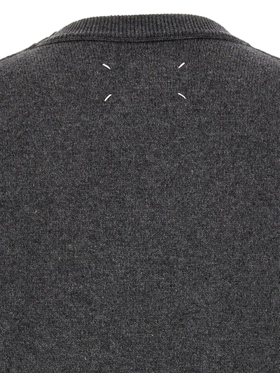 Shop Maison Margiela Cashmere Sweater In Gray