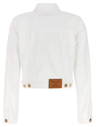 Shop Versace 'medusa '95' La Vacanza Capsule Jacket In White