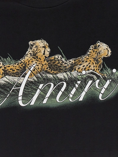 Shop Amiri Cheetah T-shirt White/black