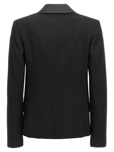 Shop Karl Lagerfeld Punto Jackets In Black
