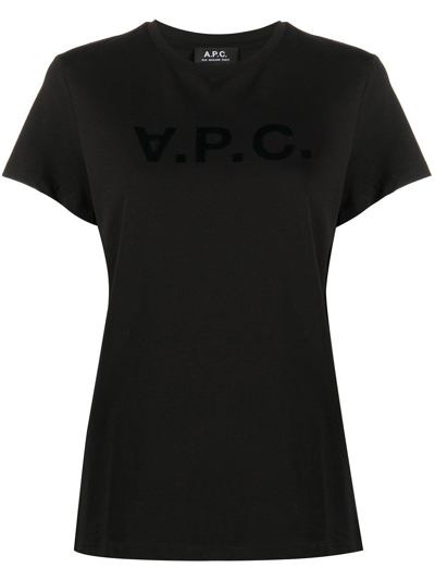 Shop A.p.c. T-shirt In Black