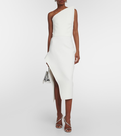 Maticevski One-shoulder Crêpe Top In White