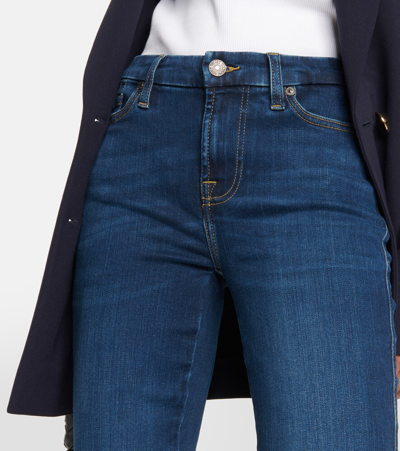 7 For All Mankind Kimmy Jeans Mit Geradem Bein In Blue