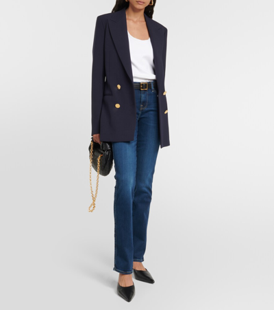 7 For All Mankind Kimmy Jeans Mit Geradem Bein In Blue