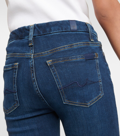 7 For All Mankind Kimmy Jeans Mit Geradem Bein In Blue