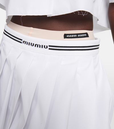 Miu Miu Knit Tights In Orange