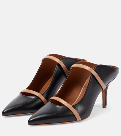 Shop Malone Souliers Maureen 70 Leather Mules In Black