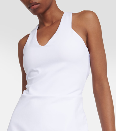 Shop Alo Yoga Airbrush Real Minidress In White