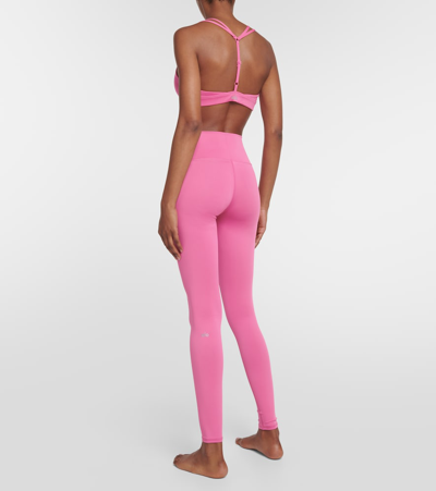 Shop Alo Yoga Airlift High-rise Leggings In Pink