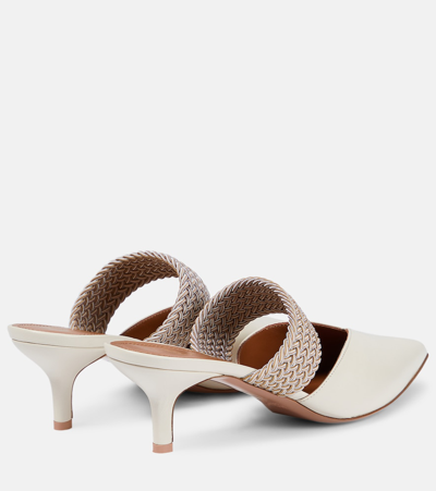 Shop Malone Souliers Maisie 45 Leather Mules In Neutrals