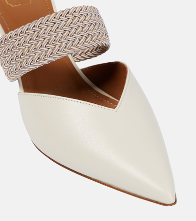 Shop Malone Souliers Maisie 45 Leather Mules In Neutrals