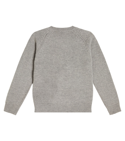 Shop Il Gufo Virgin Wool Sweater In Grey