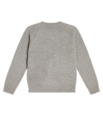 Il Gufo Tree Wool Sweater In Grey