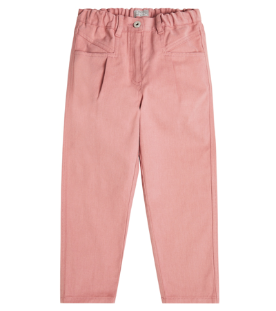 Il Gufo Straight Jeans In Pink