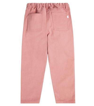 Shop Il Gufo Straight Jeans In Pink