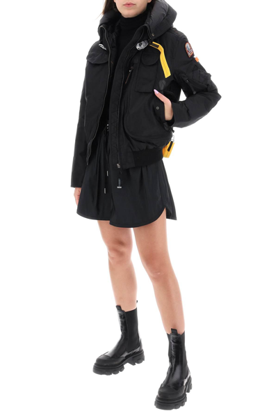 Shop Parajumpers 'gobi' Bomber Jacket In Oxford Nylon In Black