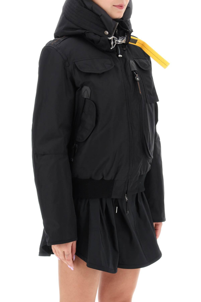 Shop Parajumpers 'gobi' Bomber Jacket In Oxford Nylon In Black
