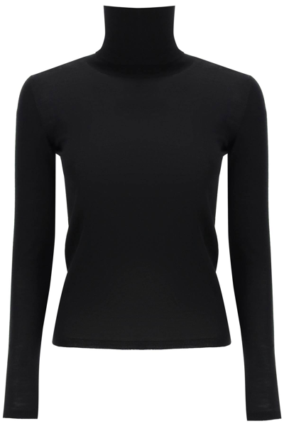 Shop Max Mara 'palos' Turtleneck Sweater In Black