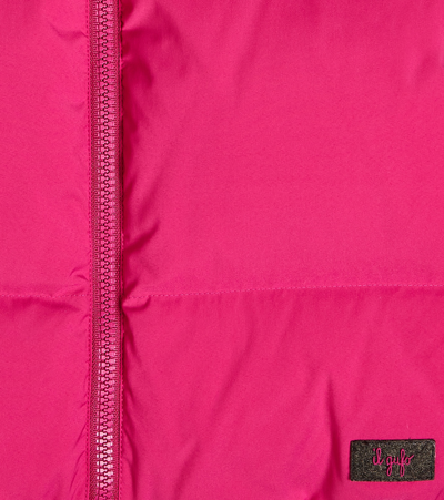 Shop Il Gufo Down Vest In Pink