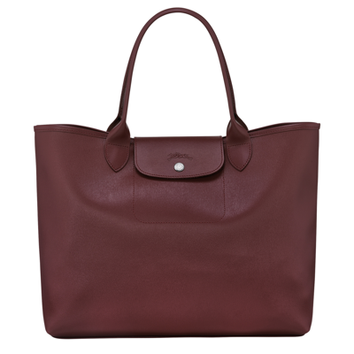Longchamp Sac Cabas L Le Pliage City In Plum ModeSens