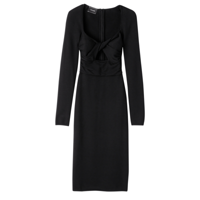 Shop Longchamp Dress In Black