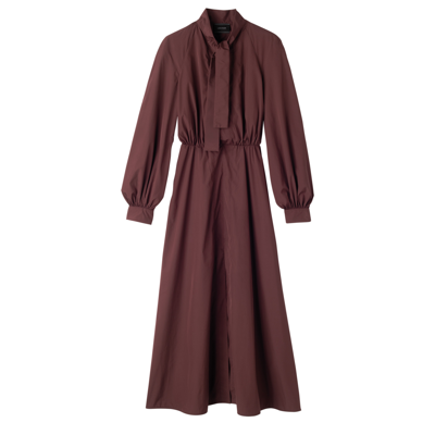 Shop Longchamp Robe In Prune
