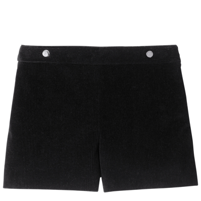 Shop Longchamp Shorts In Noir