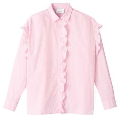 Shop Longchamp Blouse In Pink