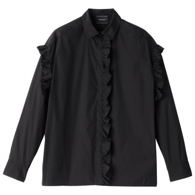 Shop Longchamp Blouse In Black