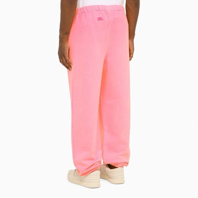 Shop Erl Wide Jogging Trousers In Pink