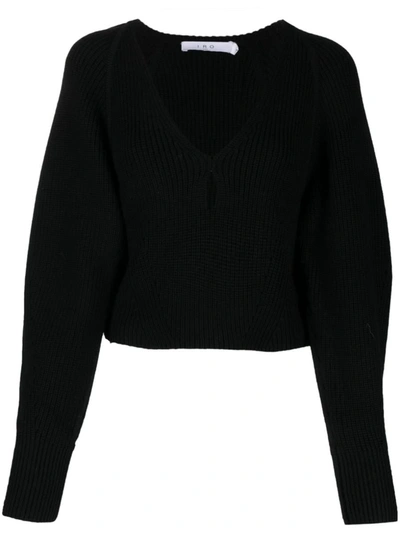Shop Iro Paris Iro Adsila V-neck Sweater In Black