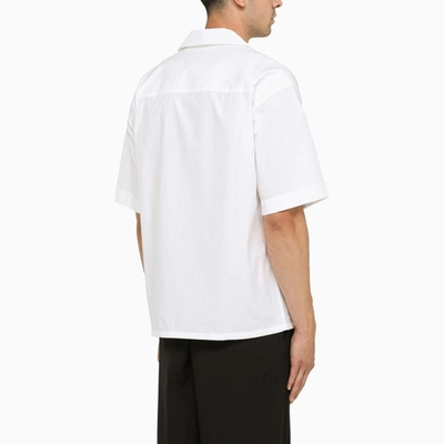Shop Marni Bowling Shirt With Logo In White
