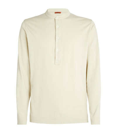 Shop Barena Venezia Cotton Long-sleeve T-shirt In Ivory