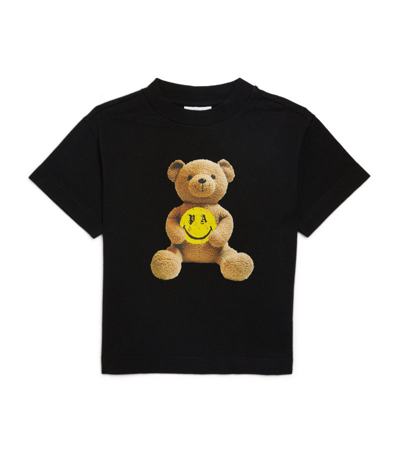 Shop Palm Angels Smiley Bear T-shirt (4-12 Years) In Yellow