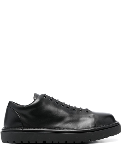 Shop Marsèll Pallottola Lace-up Leather Oxfords In Black