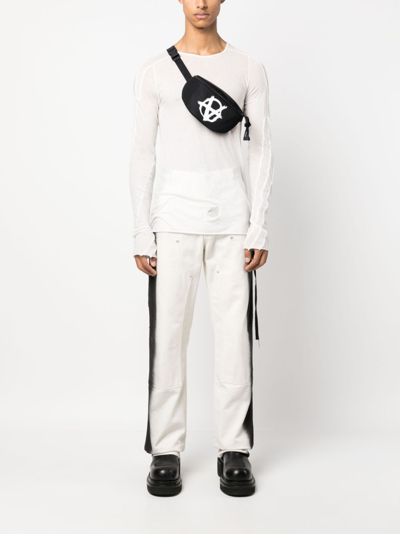 Shop Vetements Logo-print Belt Bag In Black