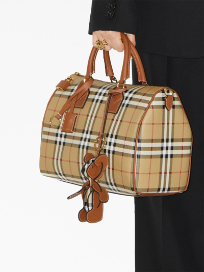 Burberry Thomas Bear Puzzle Charm In Brown