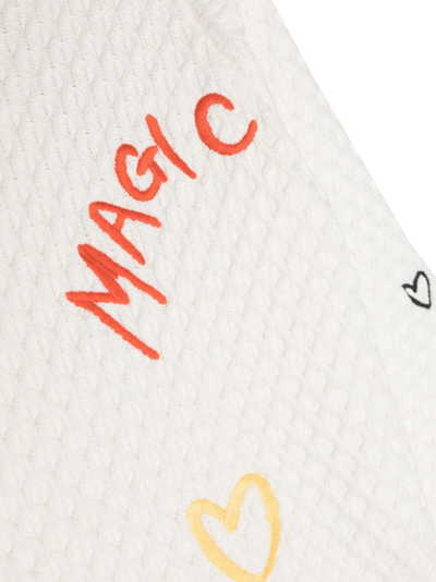 Stella Mccartney Embroidered-detail Knitted Top In White