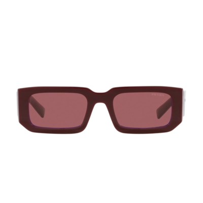 Shop Prada Pr06ys 16m08s Sunglasses In Rosso