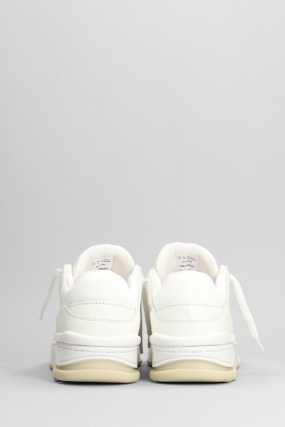 Shop Axel Arigato Area Lo Sneakers In White Leather