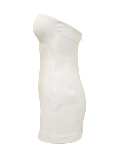 Shop Monot Bustier Mini Dress In White