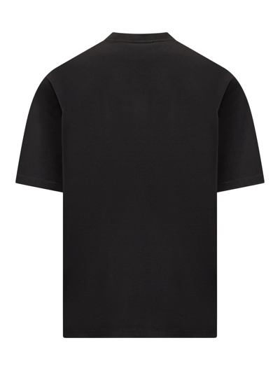 Shop Marcelo Burlon County Of Milan Optical Cross T-shirt In Black Salmon
