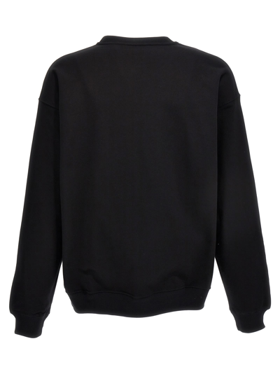 Shop Versace Medusa Flame Sweatshirt In Black