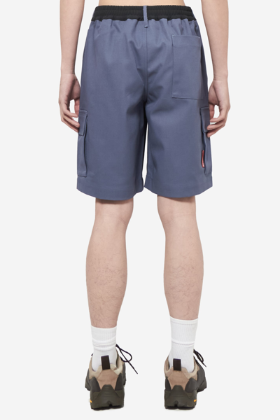 Shop Gr10k Klopman Utility Shorts In Blue