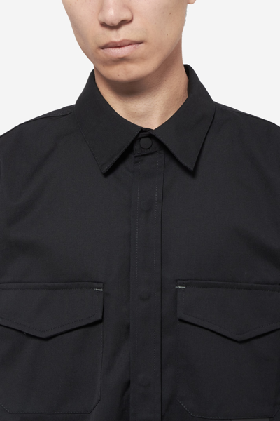 Shop Gr10k Replicated Klopman Shirt In Black